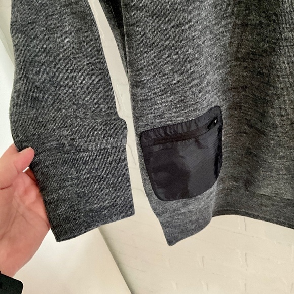 Merrell Mini Dress Exercise Charcoal pocket Activewear Lounge Sporty S - Picture 3 of 9